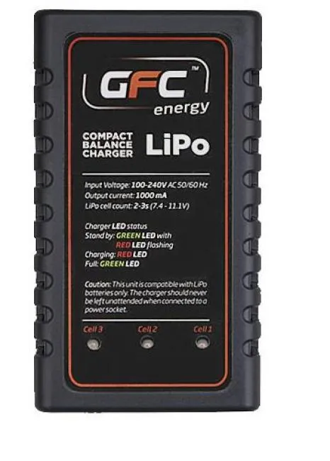 GFC Energy LI-PO Smartcharger with Balancer for 7,4/11,1V Batteries